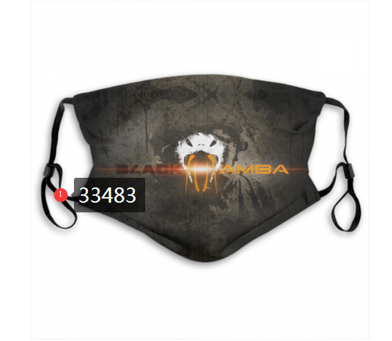 2021 NBA Los Angeles Lakers #24 kobe bryant 33483 Dust mask with filter